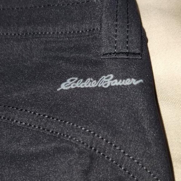 Eddie Bauer women's Capri's black 16 - Picture 3 of 6